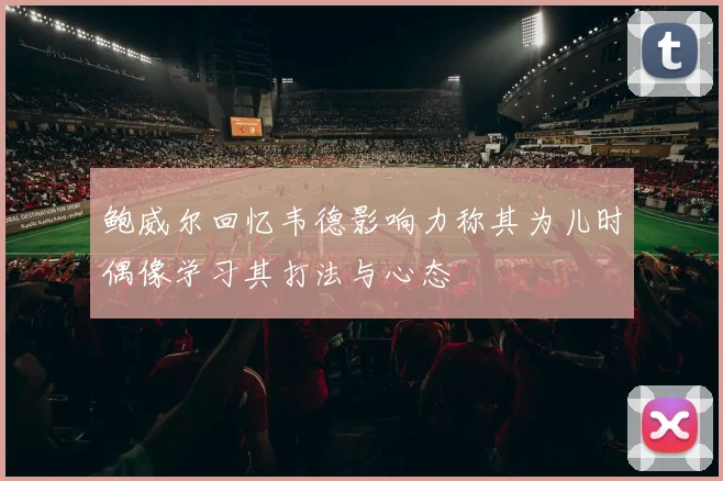 鲍威尔回忆韦德影响力称其为儿时偶像学习其打法与心态