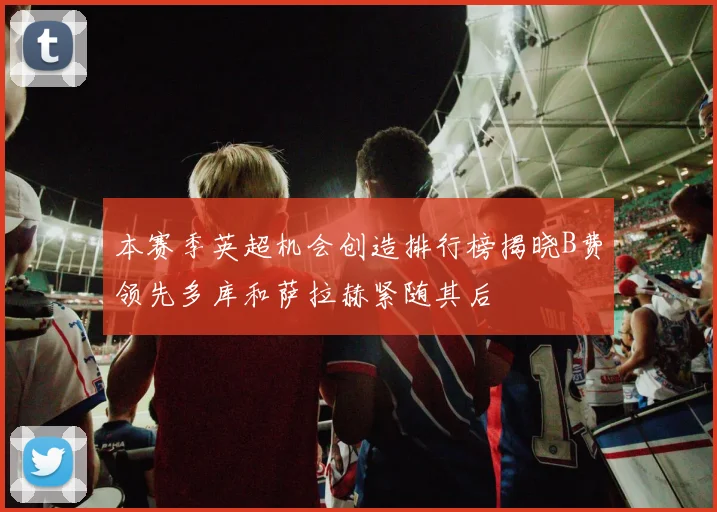 本赛季英超机会创造排行榜揭晓B费领先多库和萨拉赫紧随其后